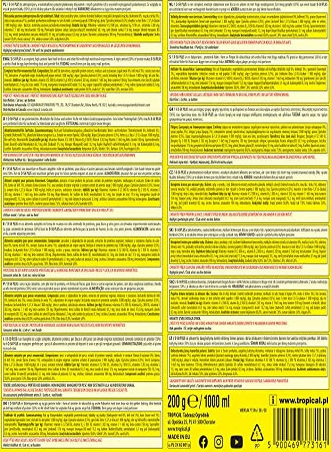 Tropical D-50 Plus Flakes 1000ml (Item Code- 77316) - Image 4